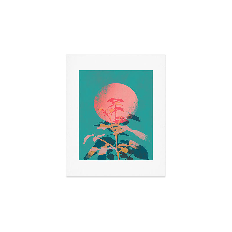 Flower noir Art Print Gallery Image 1