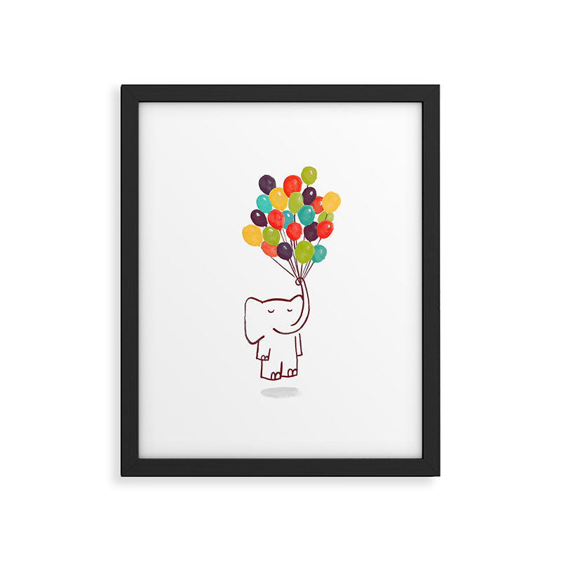 Flying Elephant Framed Art Print Gallery Image 5