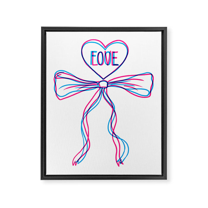 Foolish love Framed Canvas Print Gallery Image 1