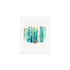 Fox in quiet forest Art Print Gallery Image 1
