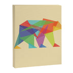 Fractal Geometric bear Canvas Print Gallery Image 6