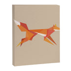 Fractal geometric fox Canvas Print Gallery Image 6