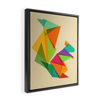 Fractal geometric Squirrel Framed Canvas Print Gallery Image 2