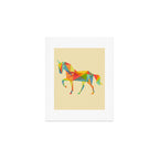 Fractal Geometric Unicorn Art Print Gallery Image 1