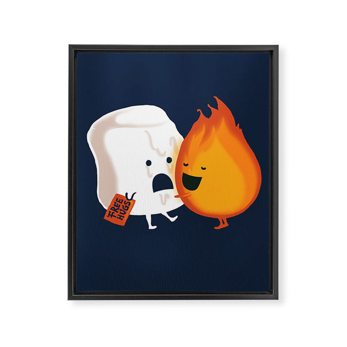 Friendly Fire Framed Canvas Print Gallery Image 1