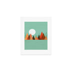 From the edge of the mountains Art Print Gallery Image 1