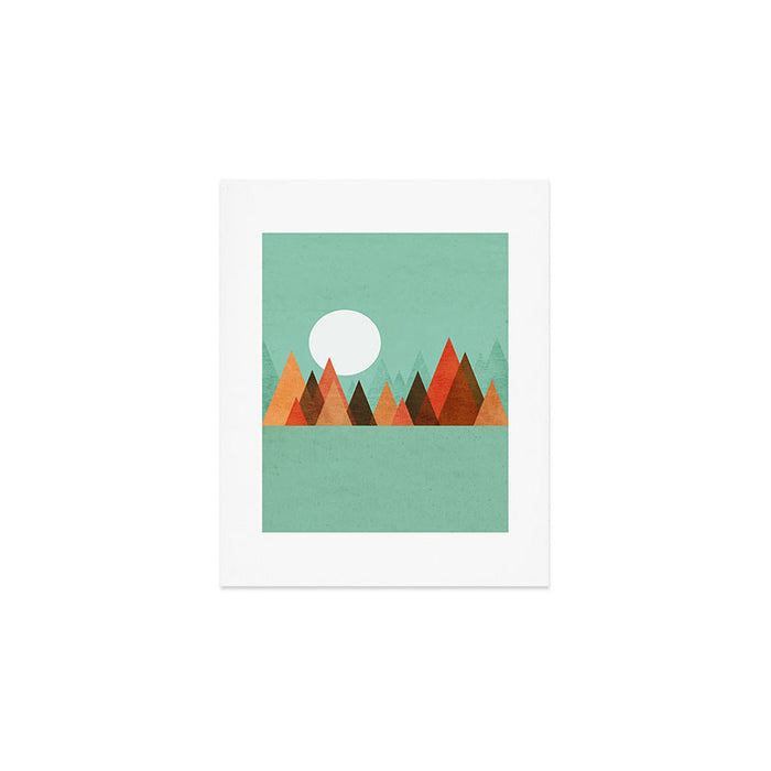 From the edge of the mountains Art Print Gallery Image 1