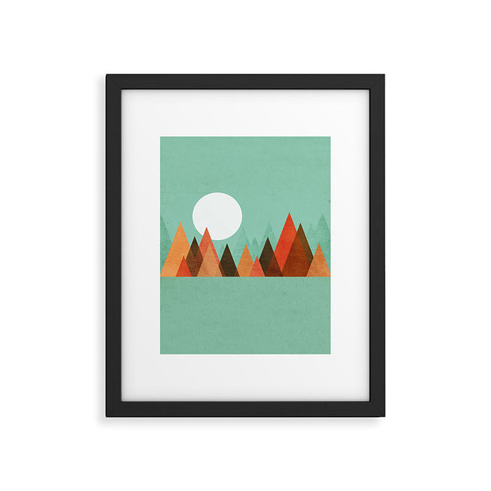 From the edge of the mountains Framed Art Print Gallery Image 1