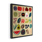 Fruit and Spice Rack Framed Canvas Print Gallery Image 2