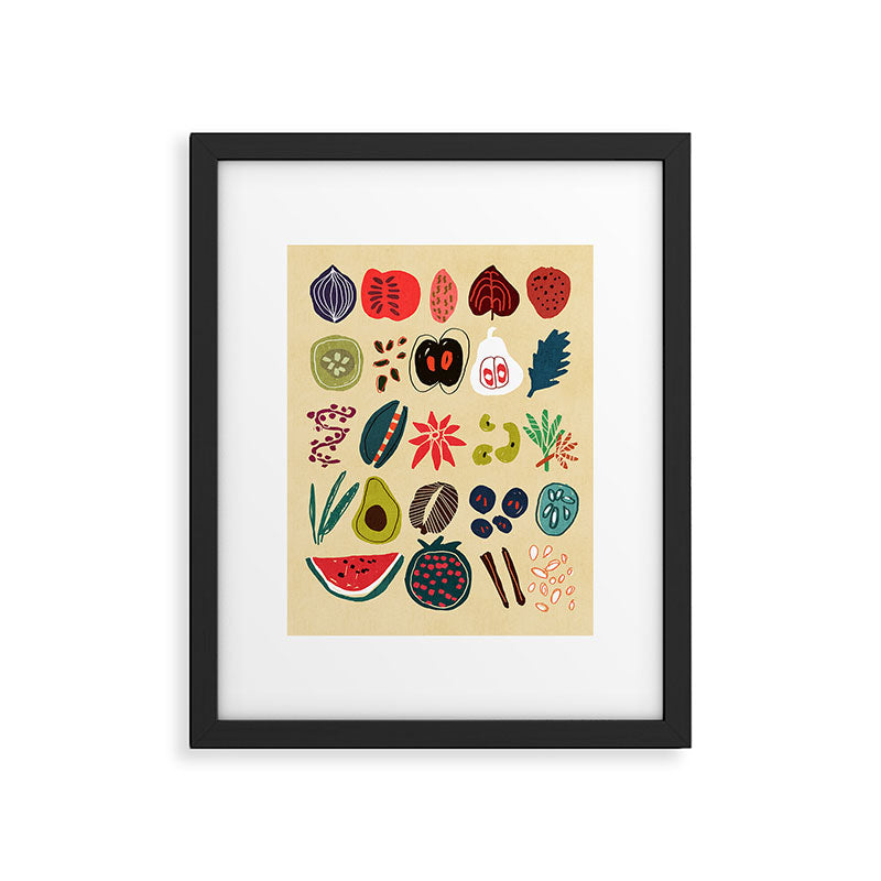 Fruit and Spice Rack Framed Art Print Gallery Image 4