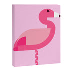 Geometric flamingo Canvas Print Gallery Image 8