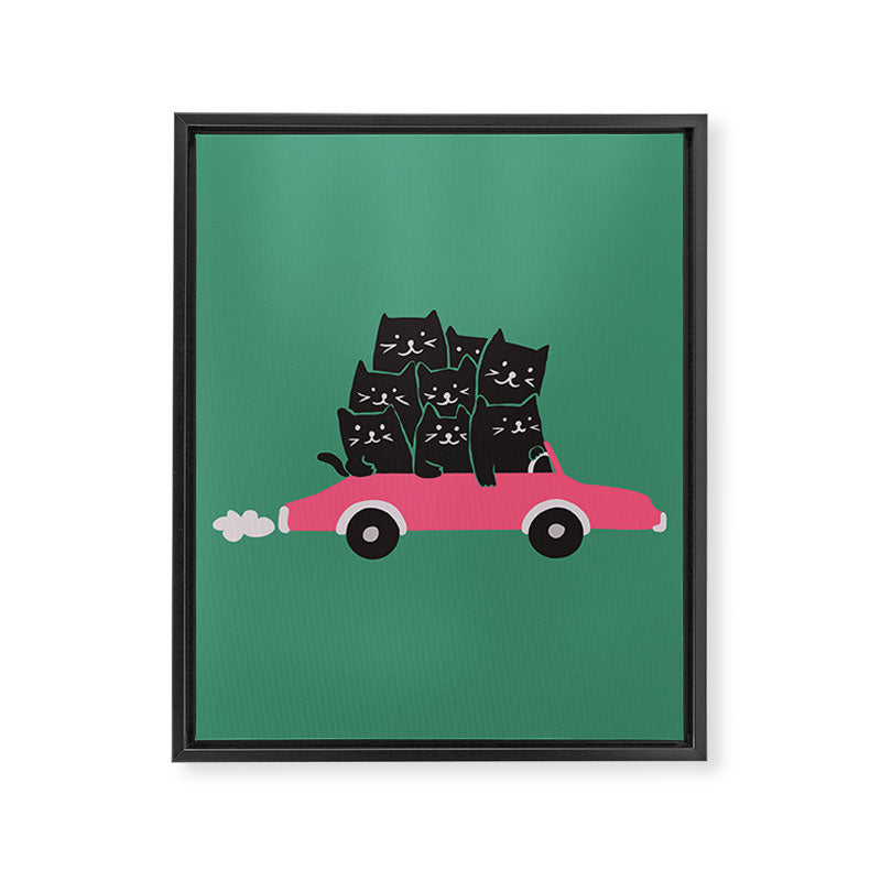 Get in Framed Canvas Print Gallery Image 6