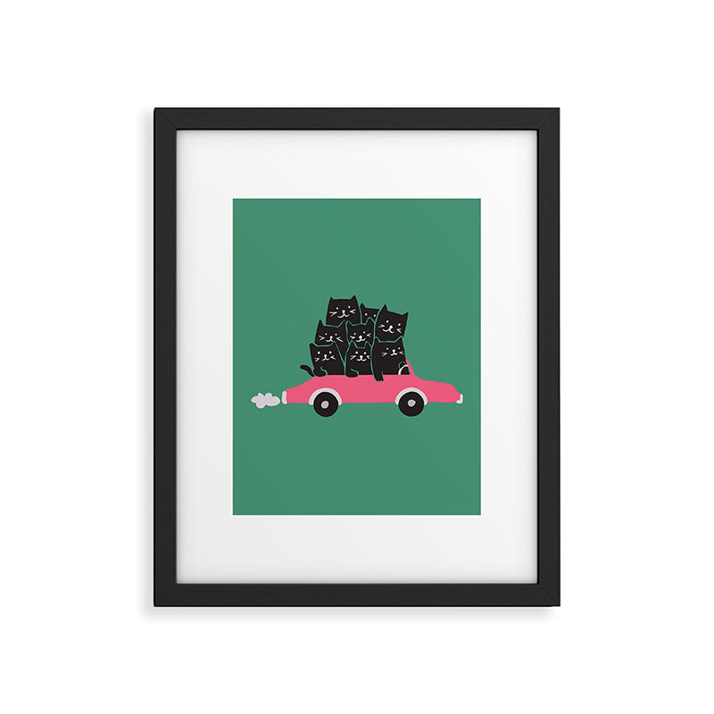 Get in Framed Art Print Gallery Image 5