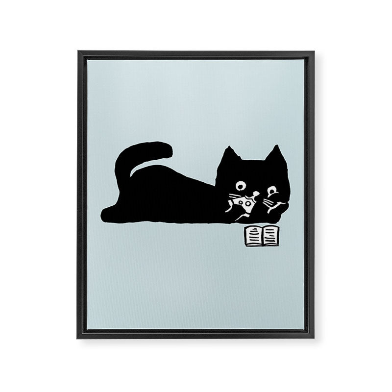 Get lost in a book Framed Canvas Print Gallery Image 6