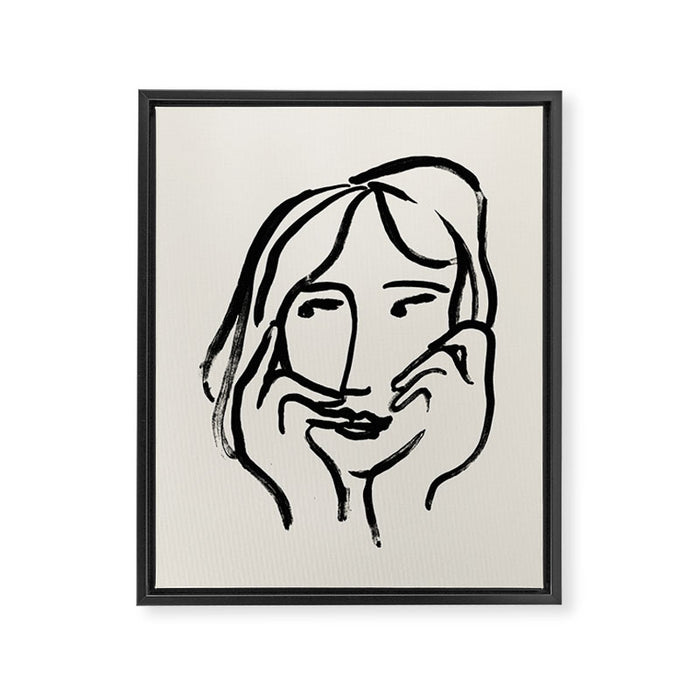 Glance Framed Canvas Print Gallery Image 1