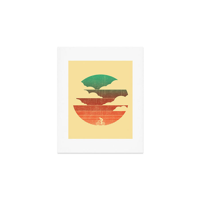 Go West (cycling edition) Art Print Gallery Image 1