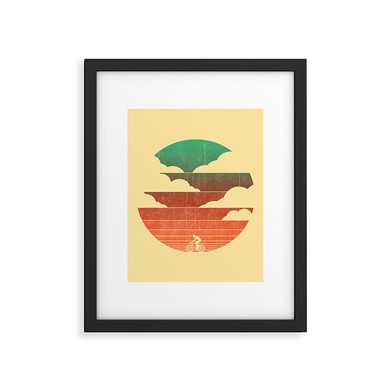 Go West (cycling edition) Framed Art Print Gallery Image 6