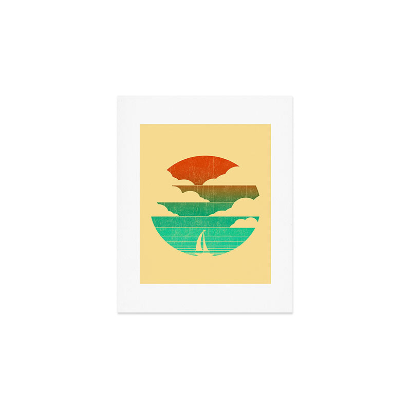 Go West (sail away in my boat) Art Print Gallery Image 1