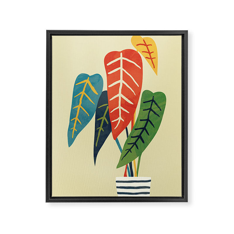 Go with the flow Framed Canvas Print Gallery Image 6