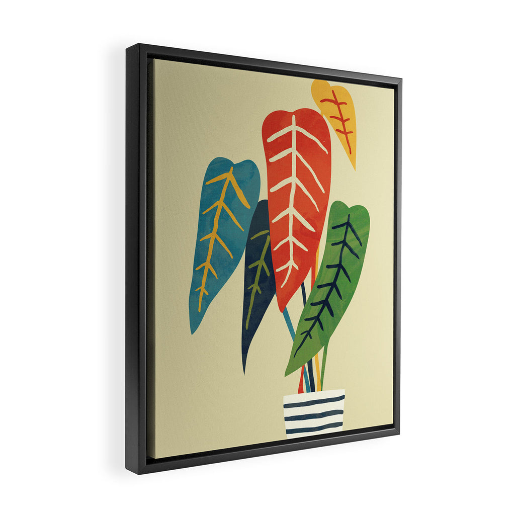 Go with the flow Framed Canvas Print Gallery Image 2
