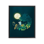 Goodnight, goodbye Framed Canvas Print Gallery Image 8