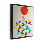 Great Bird Migration Framed Canvas Print Gallery Image 2