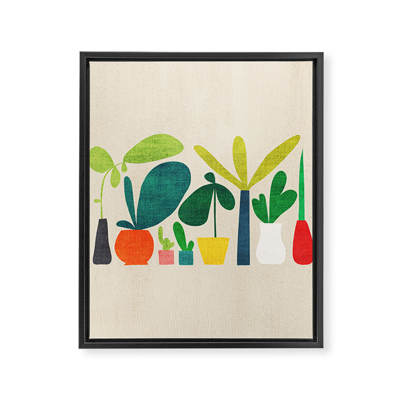Greens Framed Canvas Print Gallery Image 6