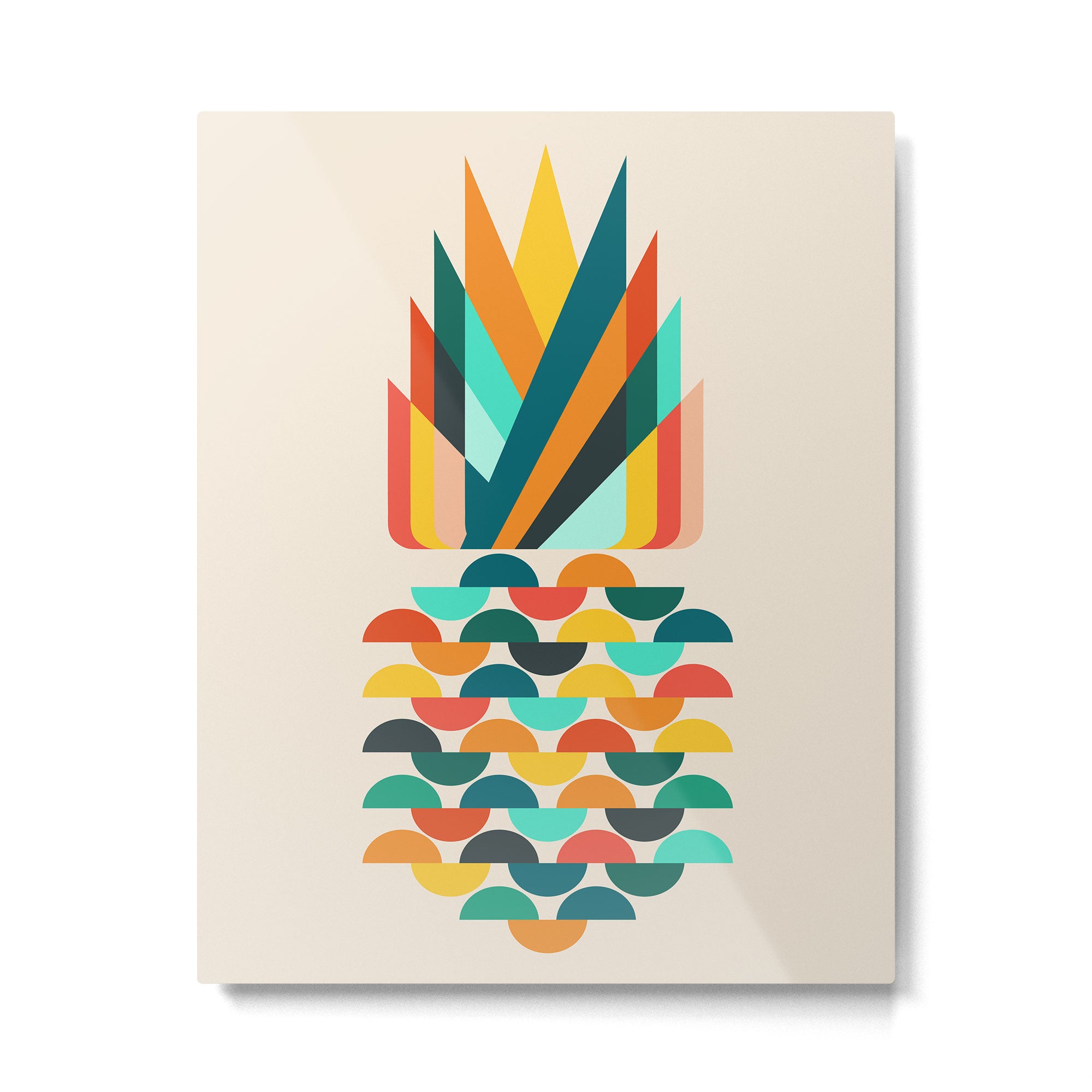 Groovy Pineapple Metal Print Gallery Image 4