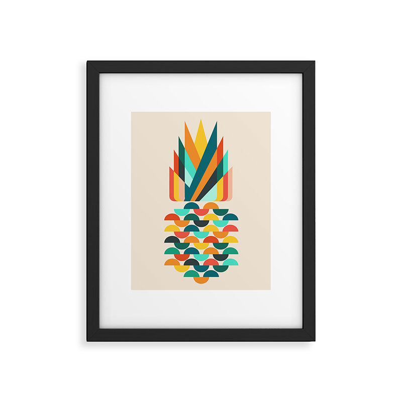 Groovy Pineapple Framed Art Print Gallery Image 4
