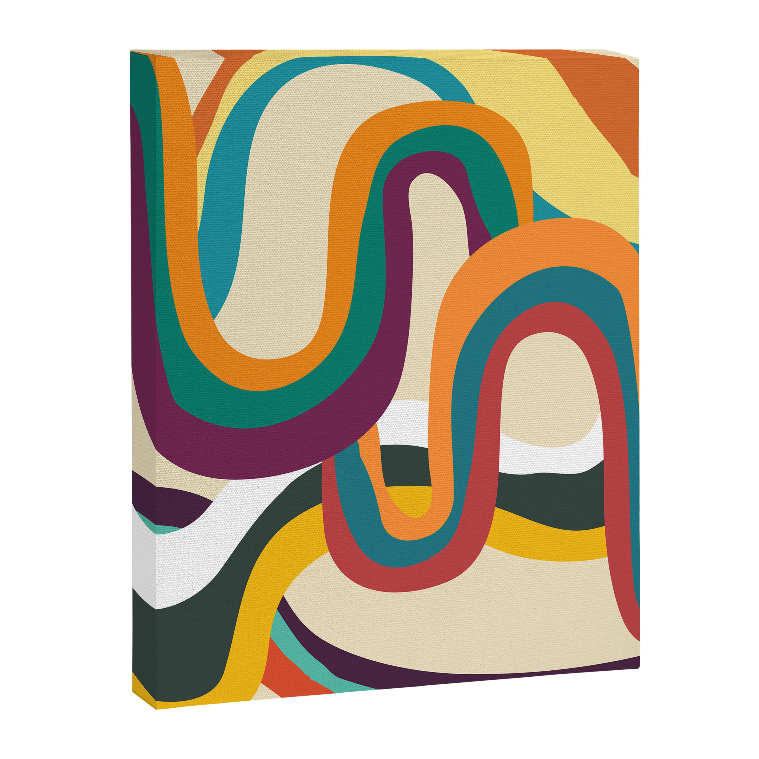Groovy rainbow of doom Canvas Print Gallery Image 6