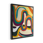 Groovy rainbow of doom Framed Canvas Print Gallery Image 2