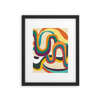 Groovy rainbow of doom Framed Art Print Gallery Image 5