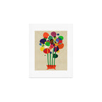 Happy flowers in the vase Art Print Gallery Image 1