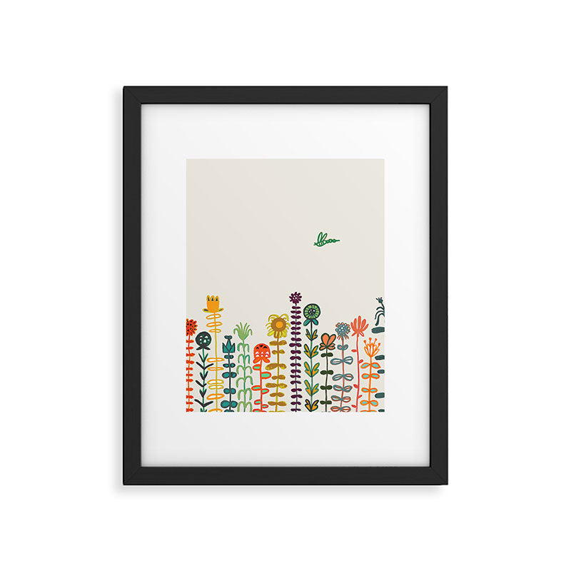 Happy garden Framed Art Print Gallery Image 5