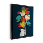 Hedgehog with flowers Framed Canvas Print Gallery Image 2