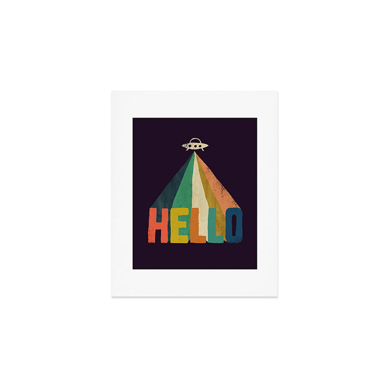 Hello I come in peace Art Print Gallery Image 1