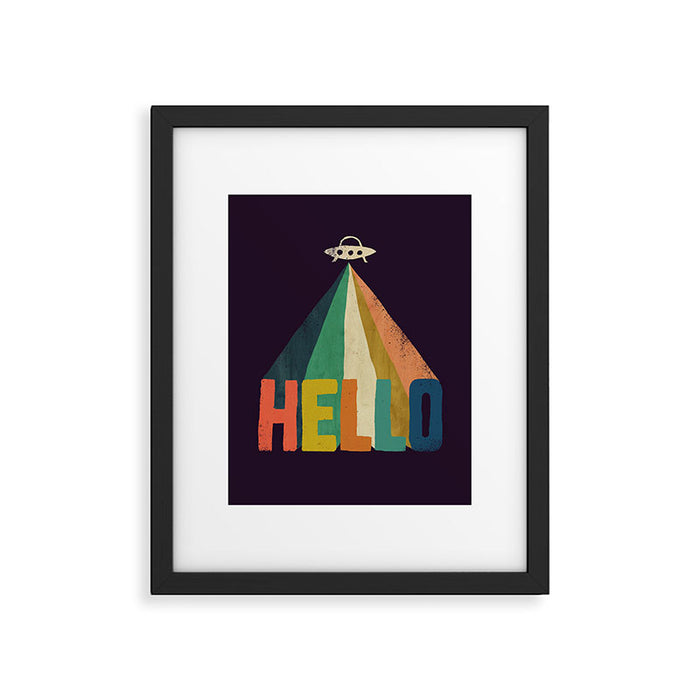 Hello I come in peace Framed Art Print Gallery Image 1