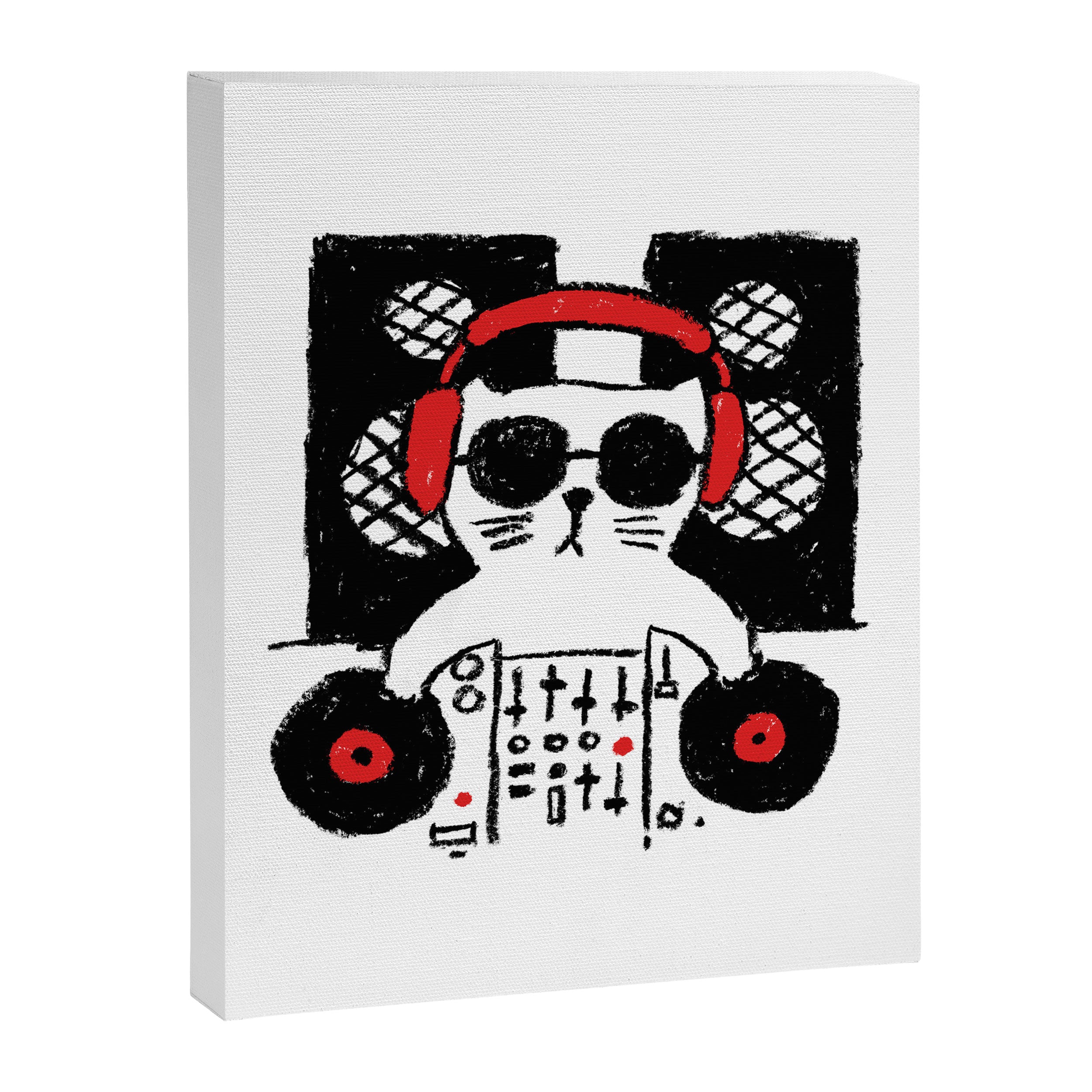 Hey DJ Canvas Print Gallery Image 6