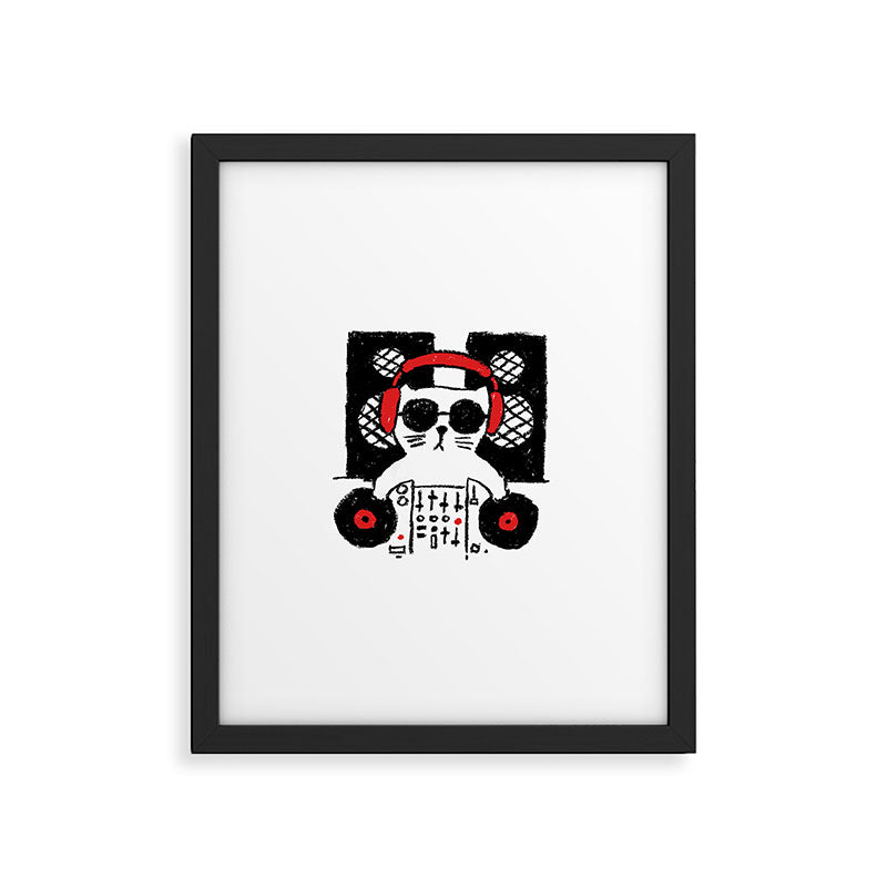 Hey DJ Framed Art Print Gallery Image 5