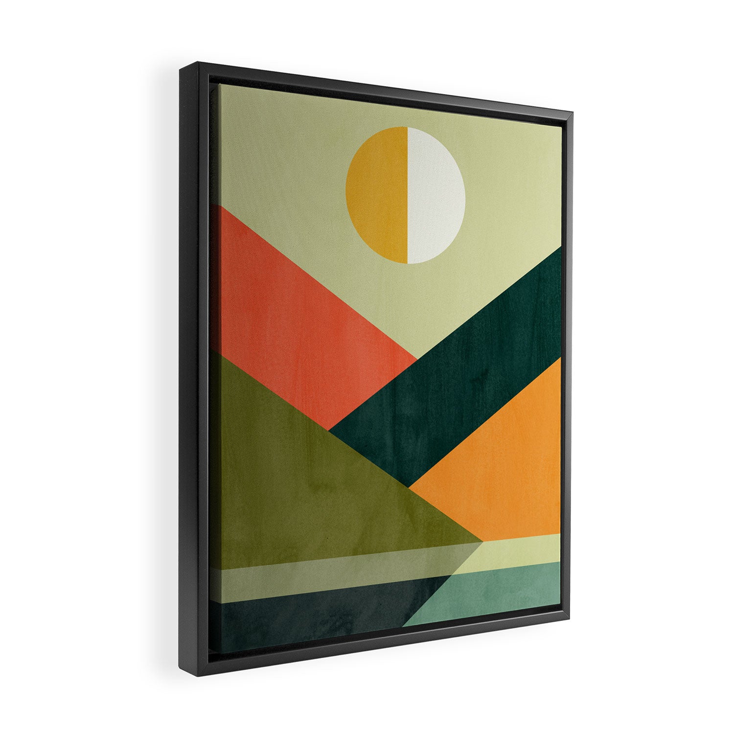 Hidden shore Framed Canvas Print Gallery Image 2