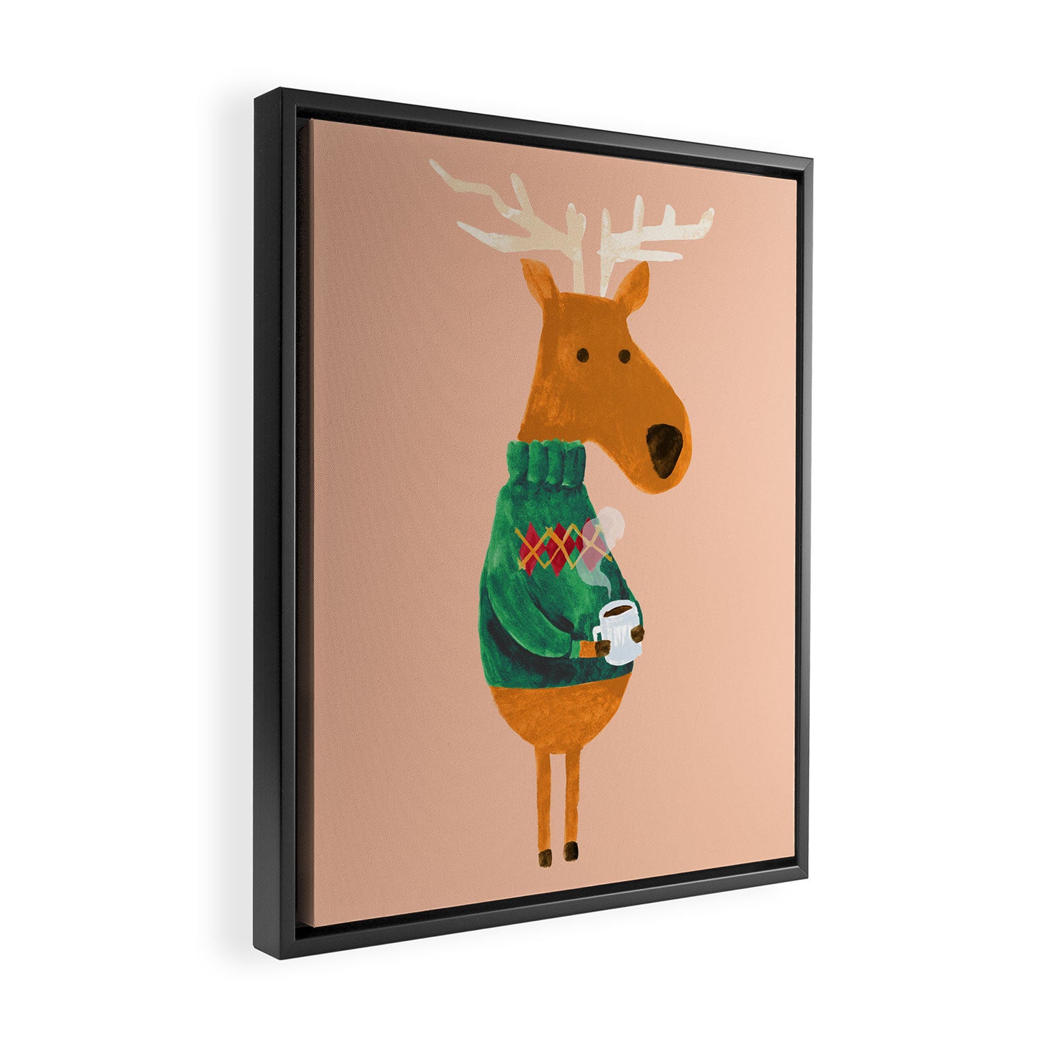 Hot Coffee Framed Canvas Print Gallery Image 2