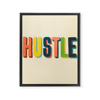 Hustle Framed Canvas Print Gallery Image 6