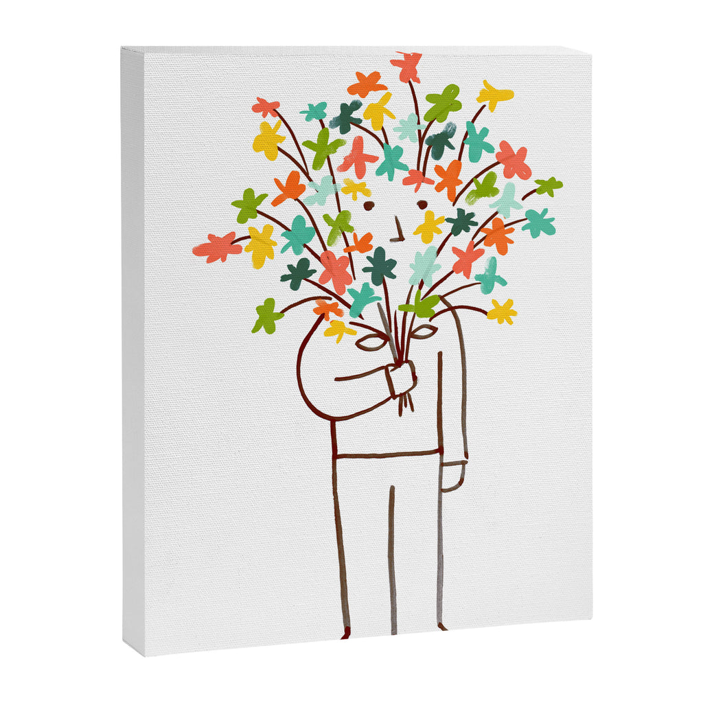 I bring flowers Canvas Print Gallery Image 6