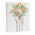 I bring flowers Canvas Print Gallery Image 6