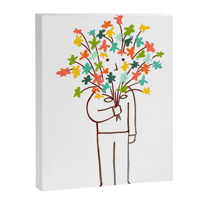 I bring flowers Canvas Print Gallery Image 1