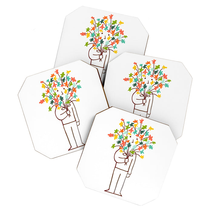 I bring flowers Coaster Gallery Image 1
