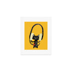 I Love Huge Headphone Art Print Gallery Image 1