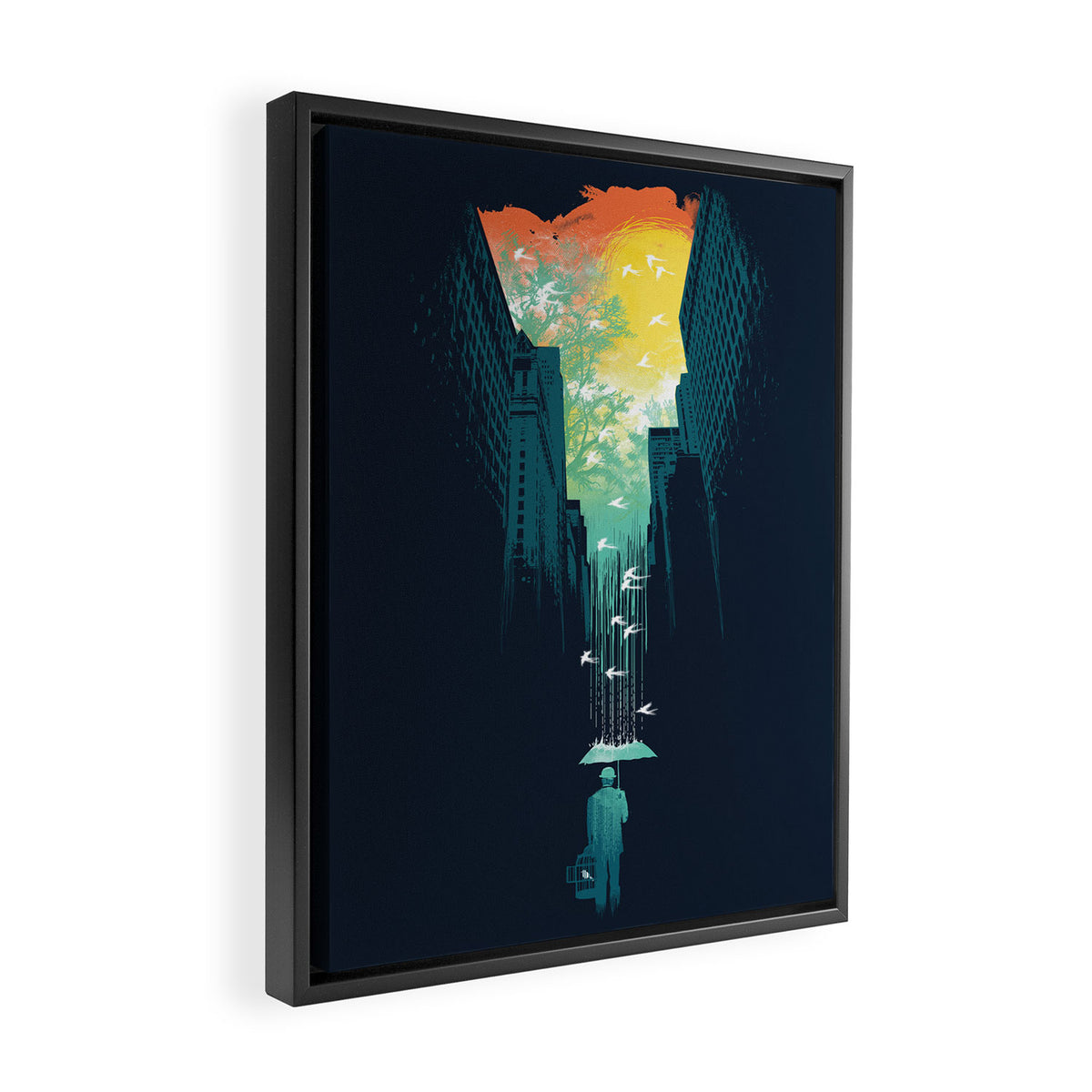 I Want My Blue Sky Framed Canvas Print Gallery Image 2