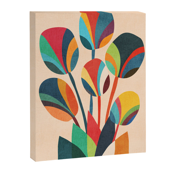 Ikebana - Geometric flower Canvas Print Gallery Image 1