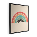 I'ma wittle wainbow Framed Canvas Print Gallery Image 2
